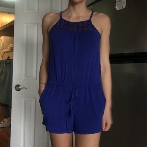 Cobalt blue romper